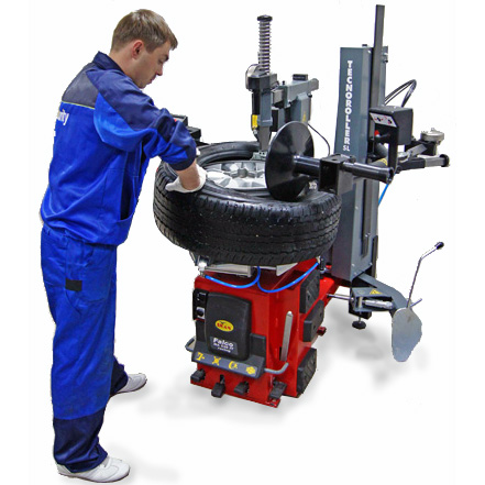 Станок шиномонтажный автоматический с быстрой накачкой + третья рука SICAM FALCO AL 520 IT (Б/У)