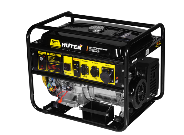 Портативный бензогенератор Huter DY8000LX