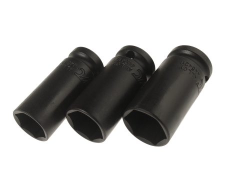 Набор головок торцевых 1/2" ударных средней глубины тонкостенных 17,19,21мм 3 предмета JTC-J403B