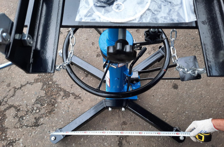 Стойка двухступенчатая гидравлическая на 600 кг 0101D