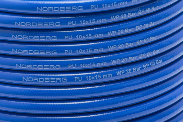 Шланг воздушный ПУ Ø 10х15 мм, 1 м H1015PU